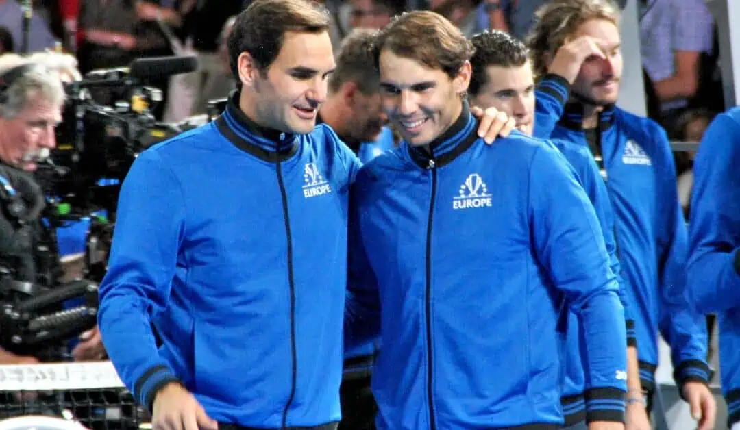 Roger Federers følelsesladde farvel til Rafael Nadal